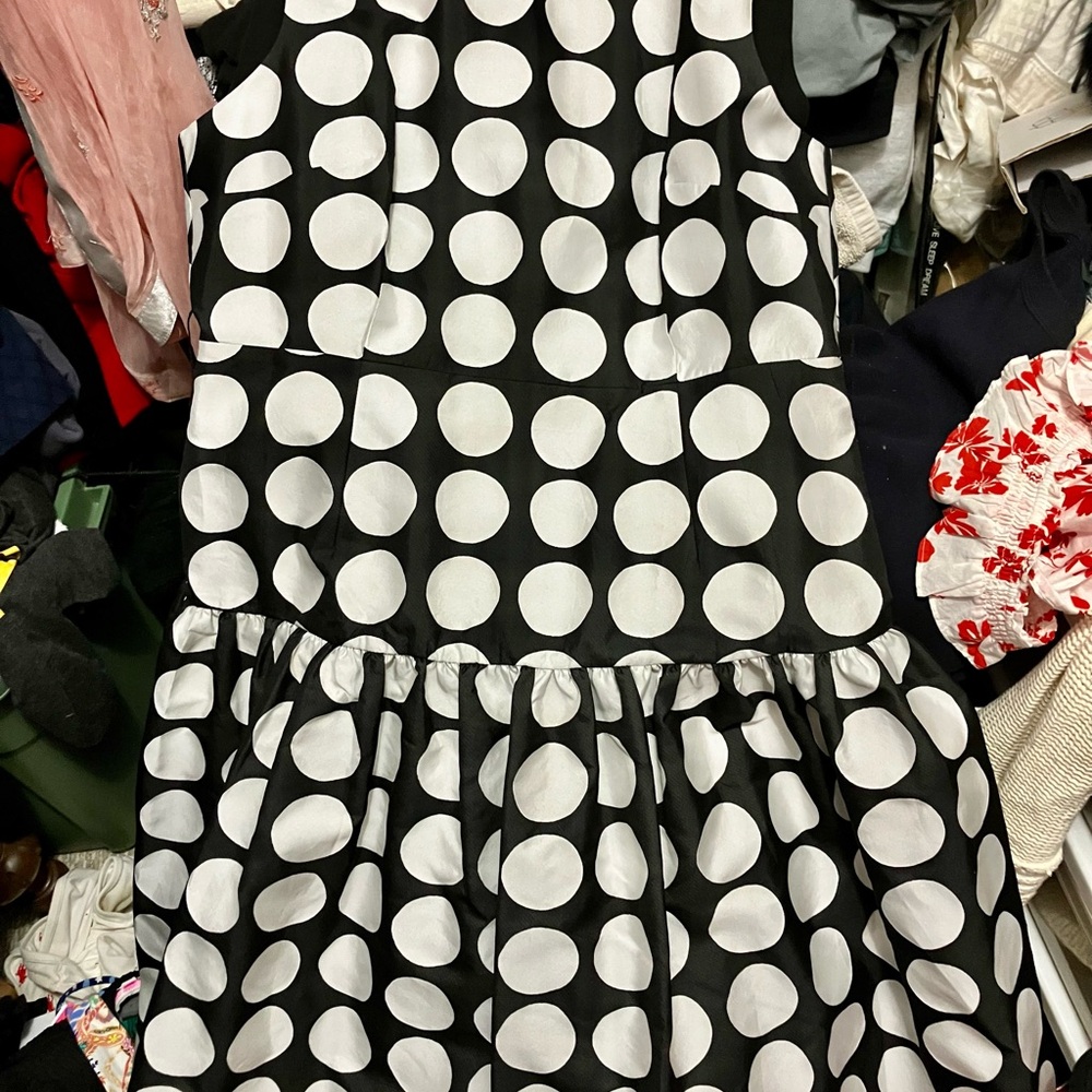 kate spade ♠️- $427 Art Dots Julia Midi Dress, Size 14, NWT - Picture 7 of 12